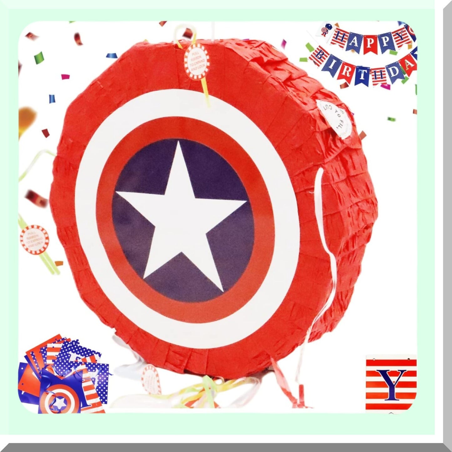 Superhero Pinata for Birthday Party Supplies