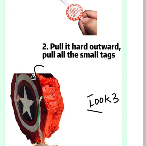 Superhero Pinata for Birthday Party Supplies