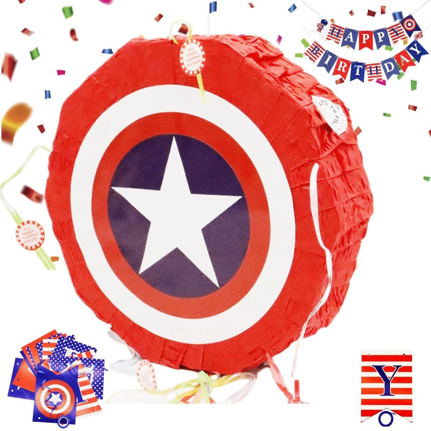 Superhero Pinata for Birthday Party Supplies