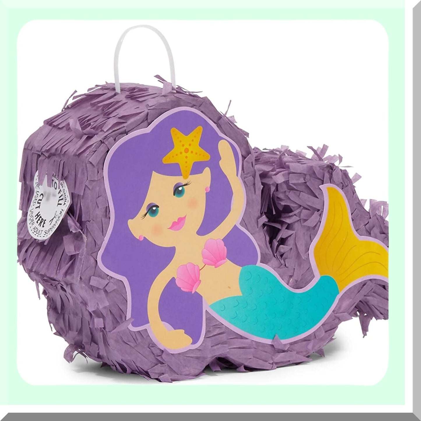 Mini Mermaid Piatas for Girls Birthday Party Decorations