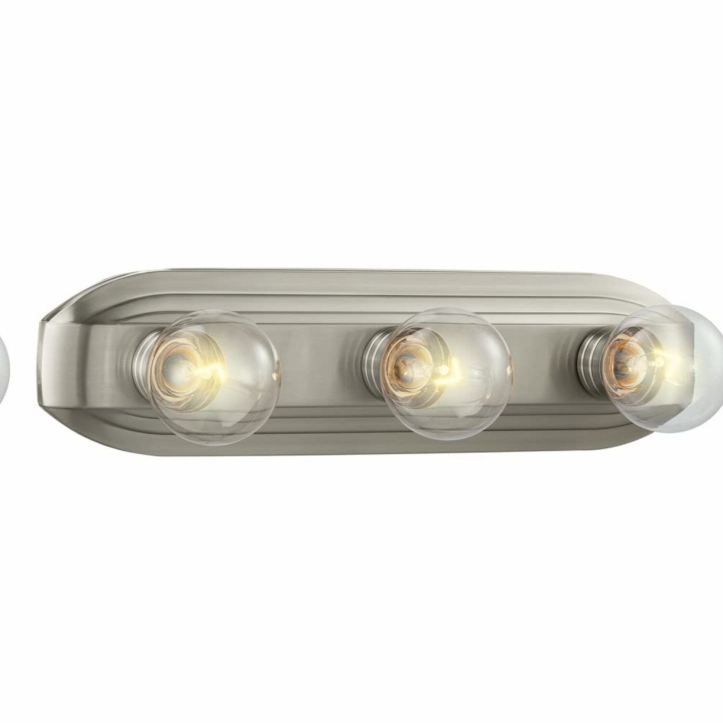 Melrose Bathroom Vanity Light Fixture 3 Brushed Nickel