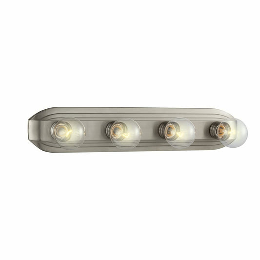 Melrose Bathroom Vanity Light Fixture 24 in Brushed Nickel