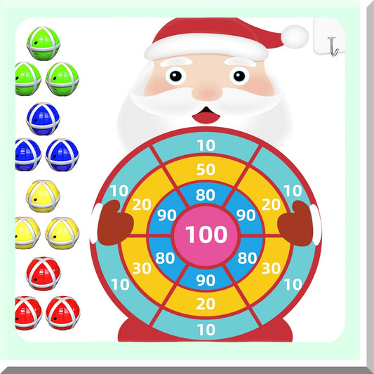 Large Kids Dart Board Game with Sticky Balls for Parties