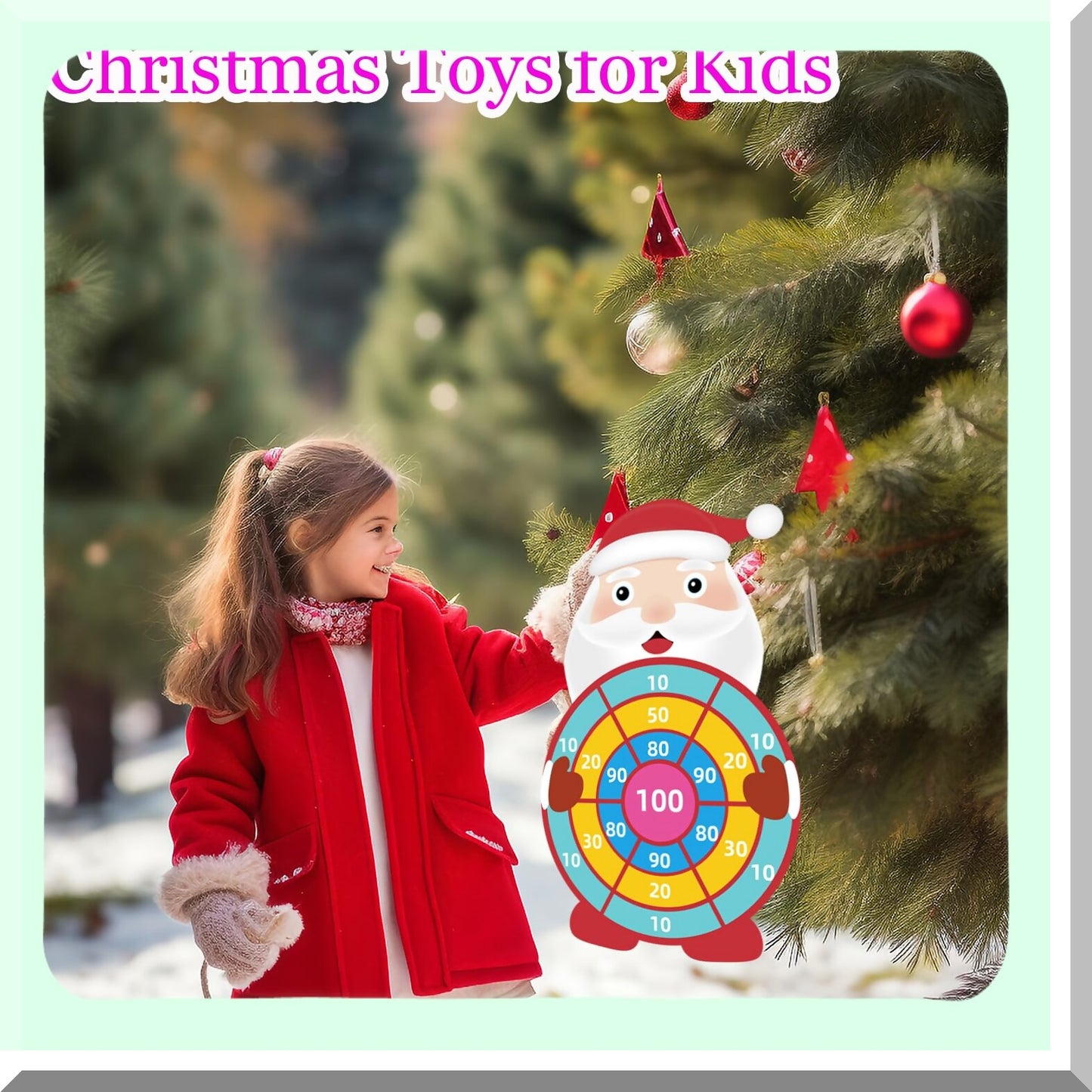 Large Kids Dart Board Game with Sticky Balls for Parties