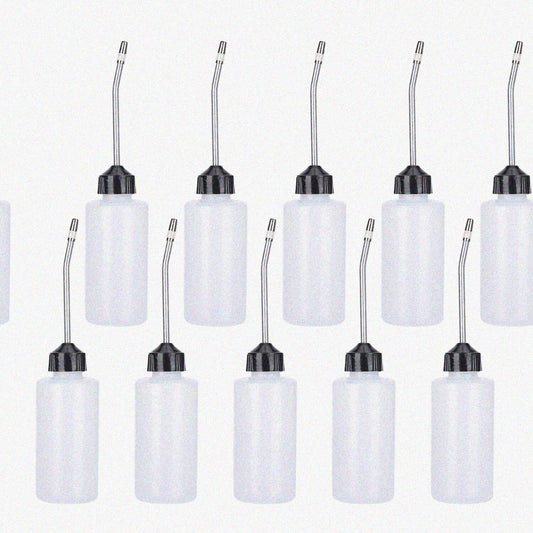 10 Pcs Plastic Oil Dispenser Bottles with Long Spouts