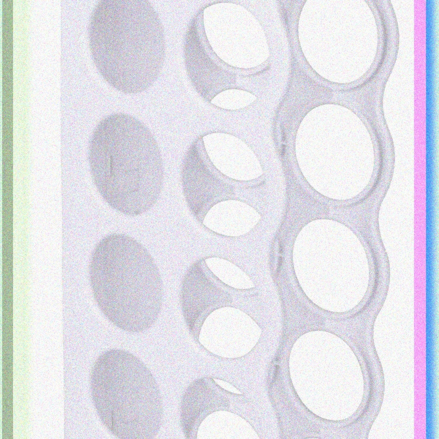 Vinyl Storage Rack Holds 12 Rolls White