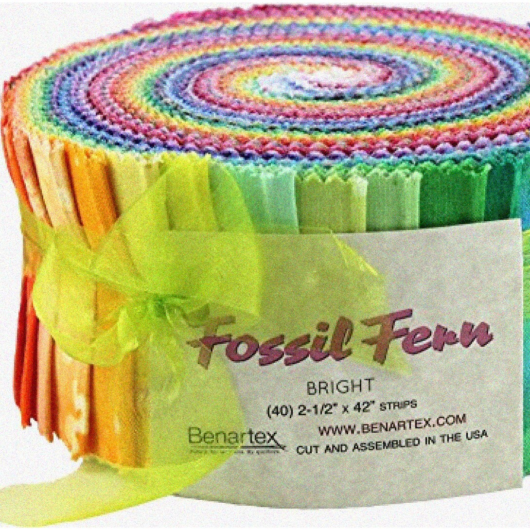 Vibrant Earth Tones Pinwheel Jelly Roll 40 2.5-inch Strips