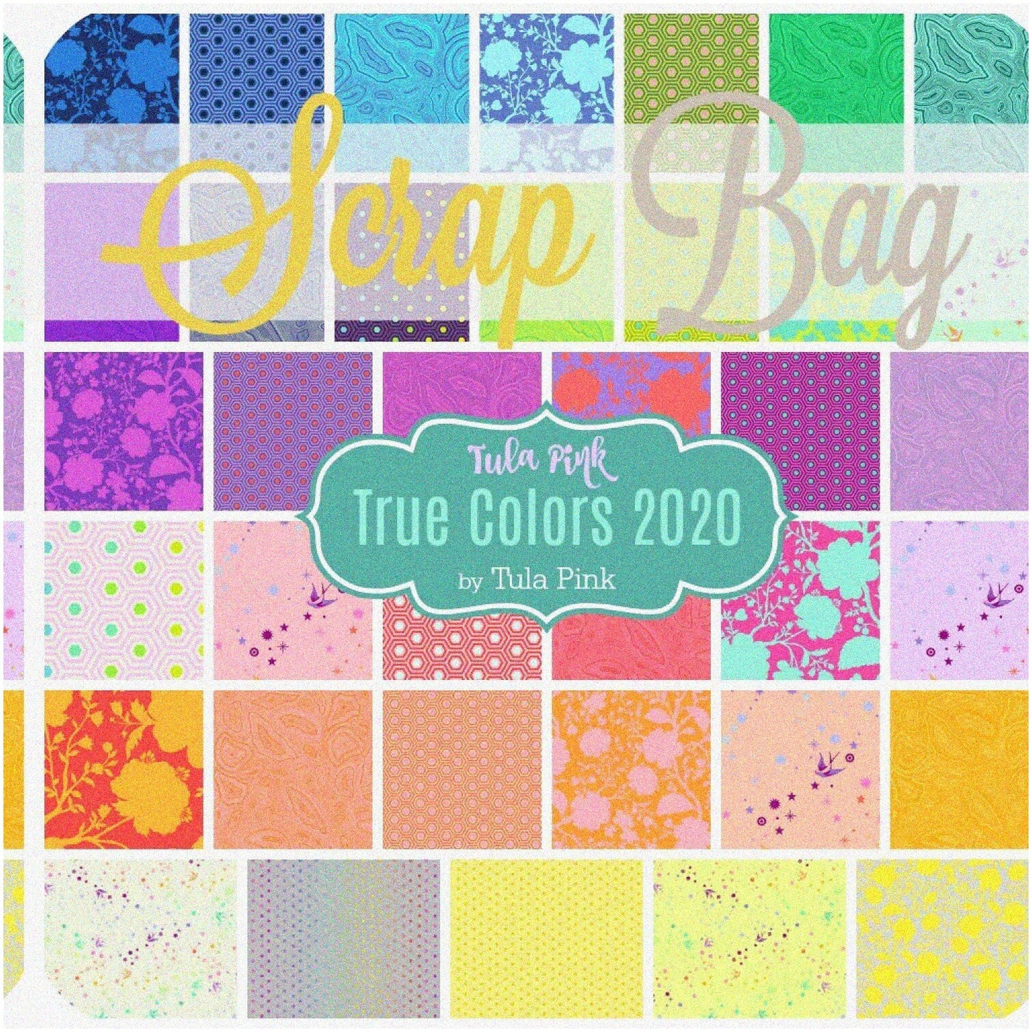 Tula Pink True Colors 2020 Quilt Fabric Scrap Bag