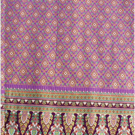 ThaiPrint Purple Passion Batik Cotton Fabric 70x40 inches