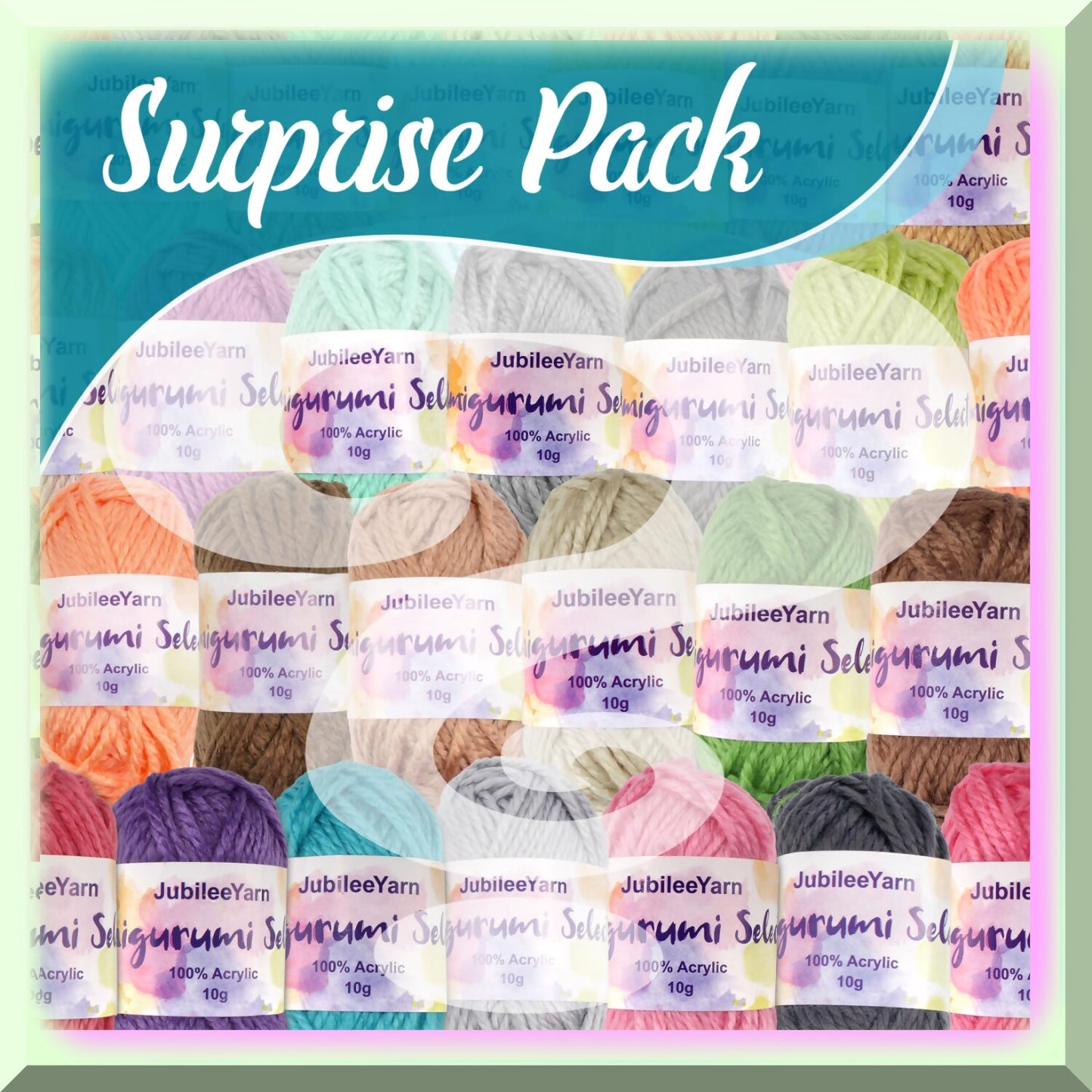 10 Skeins Soft Acrylic Yarn for Amigurumi and Baby Items