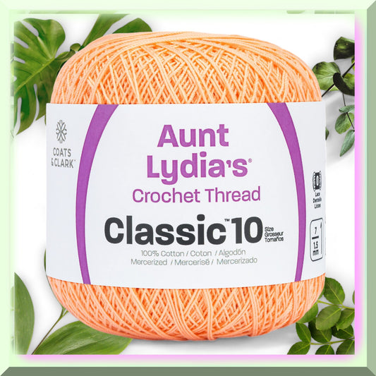 10 Spools Clic Thread Light Peach 1050 Feet