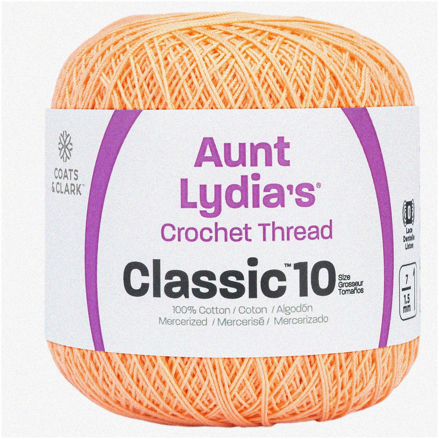 10 Spools Clic Thread Light Peach 1050 Feet