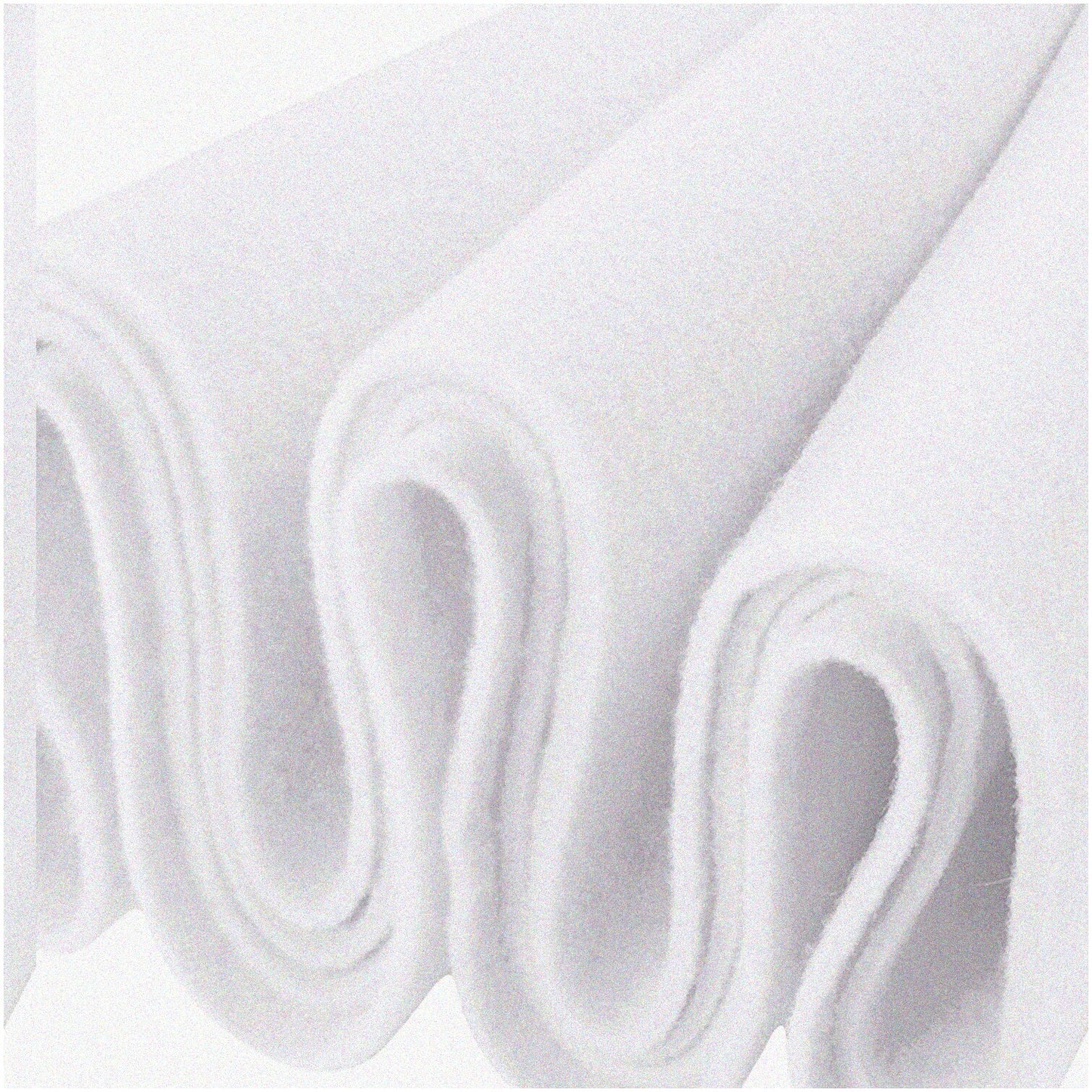 Acrylic Felt Roll 72" White Half Yard