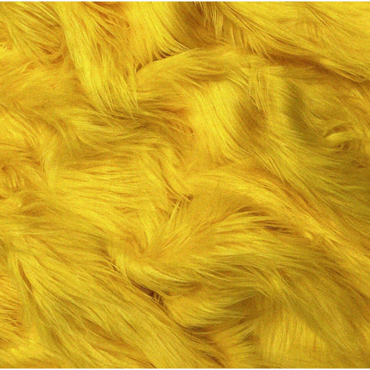 Sunshine DIY Shaggy Square Fabric 15"X15" Yellow
