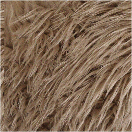 Plush Fabric Beige 1 Yard