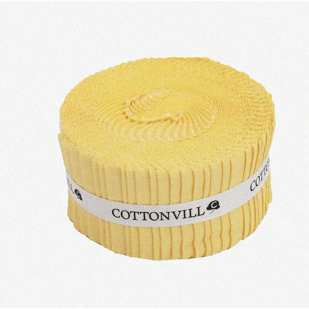 30CT Cotton Solid Strip Quilt Fabric 2.5" Maize 30 Strips