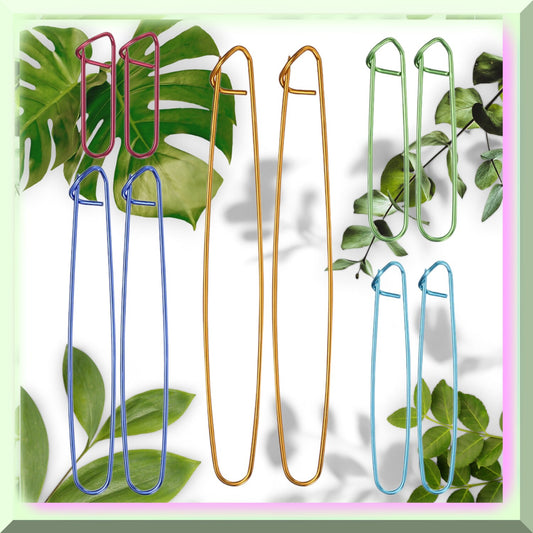 10 Pcs Assorted Colorful Stitch Keepers for Knitting and Crochet