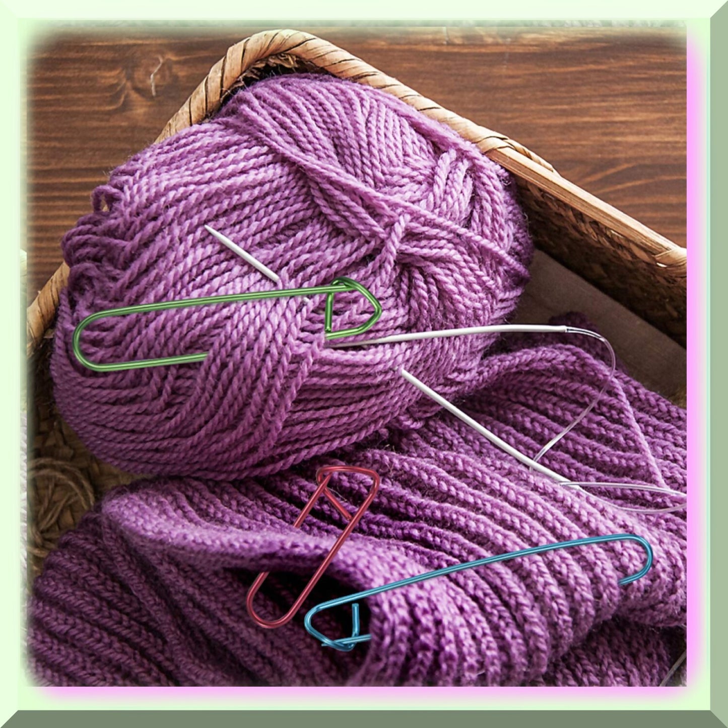 10 Pcs Assorted Colorful Stitch Keepers for Knitting and Crochet