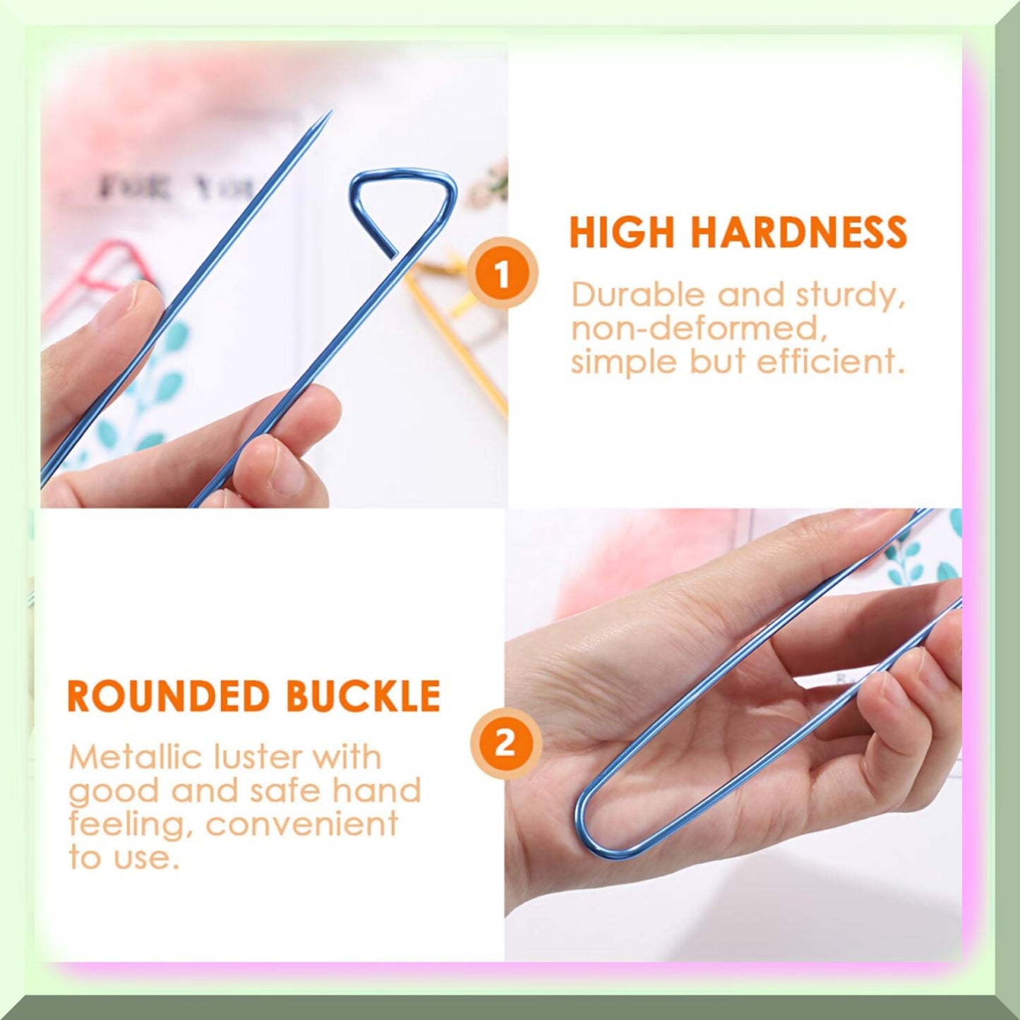 10 Pcs Assorted Colorful Stitch Keepers for Knitting and Crochet