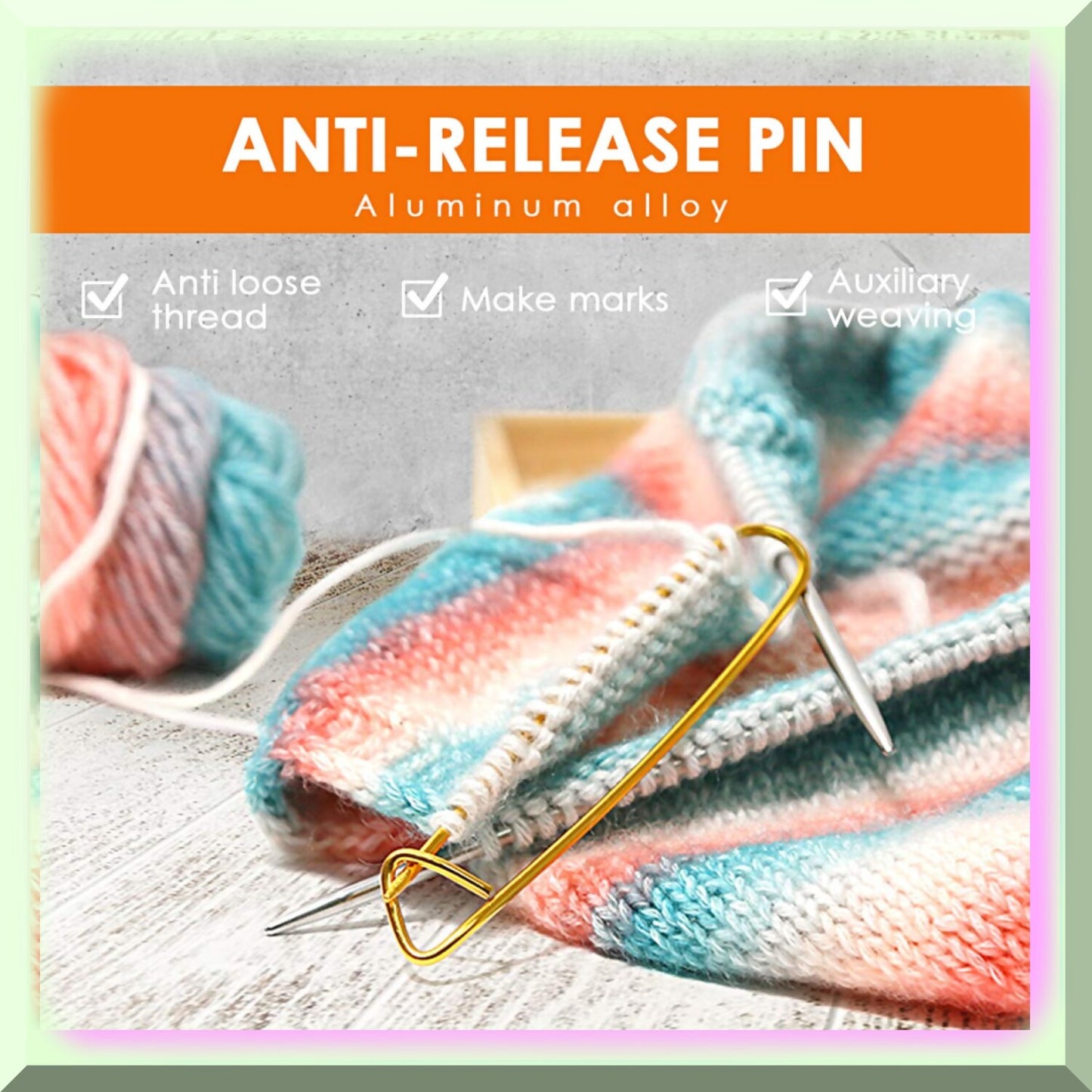 10 Pcs Assorted Colorful Stitch Keepers for Knitting and Crochet