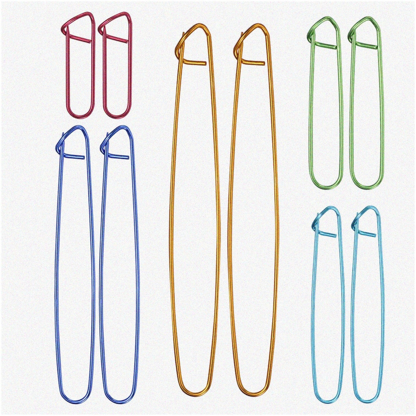 10 Pcs Assorted Colorful Stitch Keepers for Knitting and Crochet