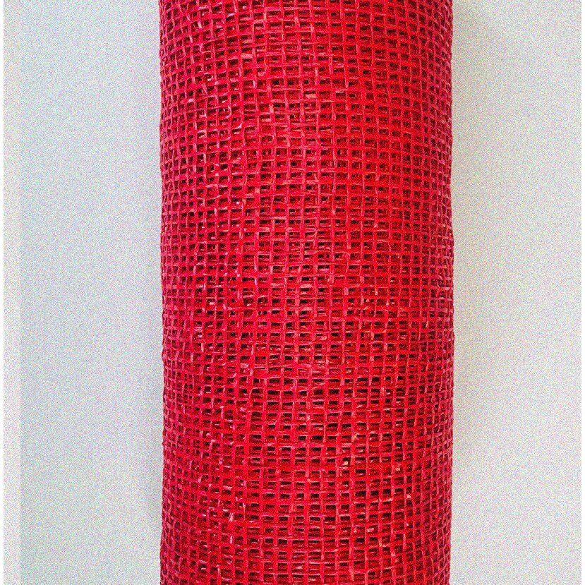 Red, White & Blue Patriotic Poly Burlap Mesh 10" x 10yd