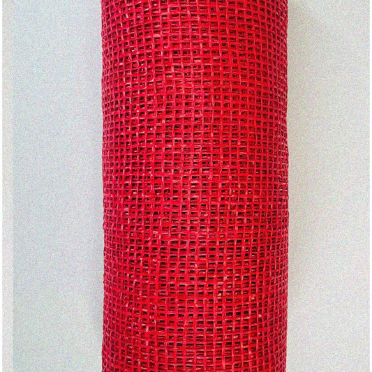 Red, White & Blue Patriotic Poly Burlap Mesh 10" x 10yd