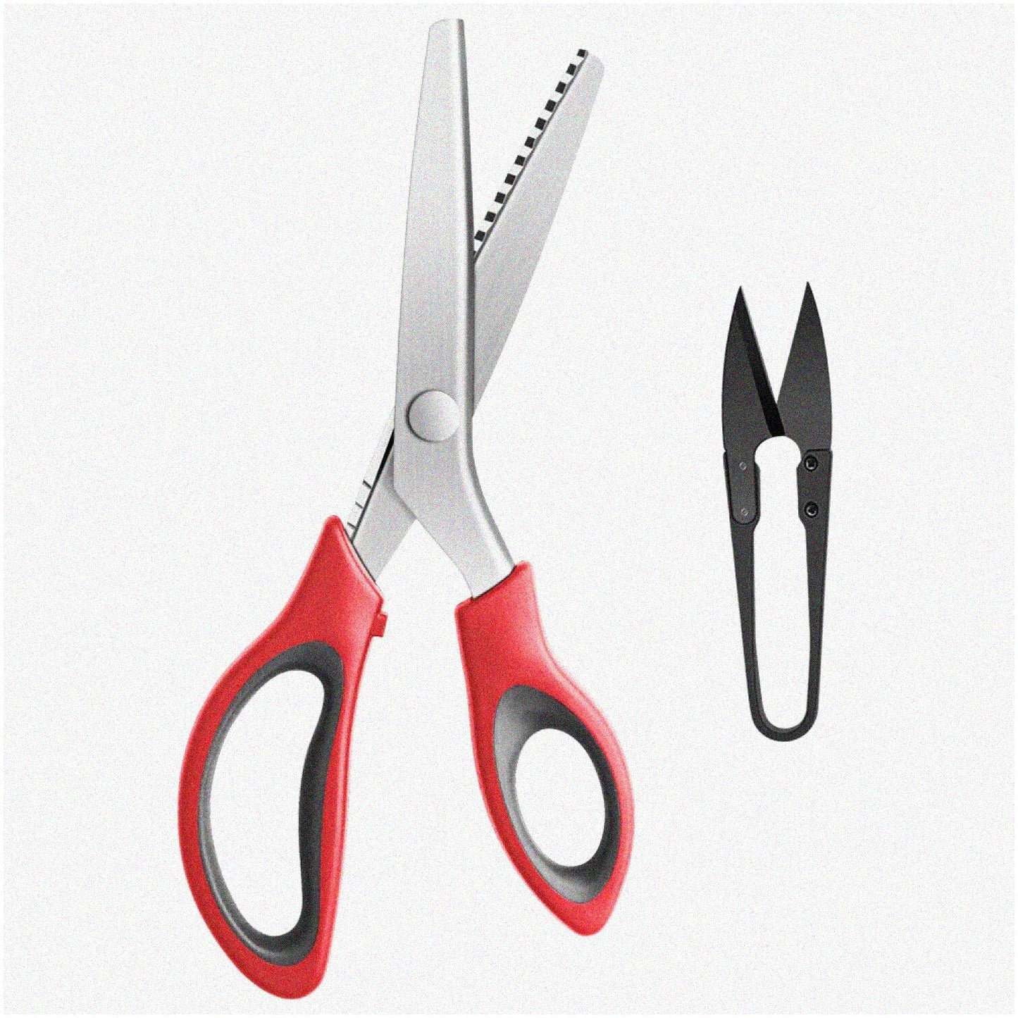 9" Red Pinking Shears for Sewing and Crafts