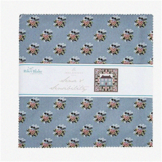 Sense & Sensibility 10" Squares Layer Cake 42 pcs