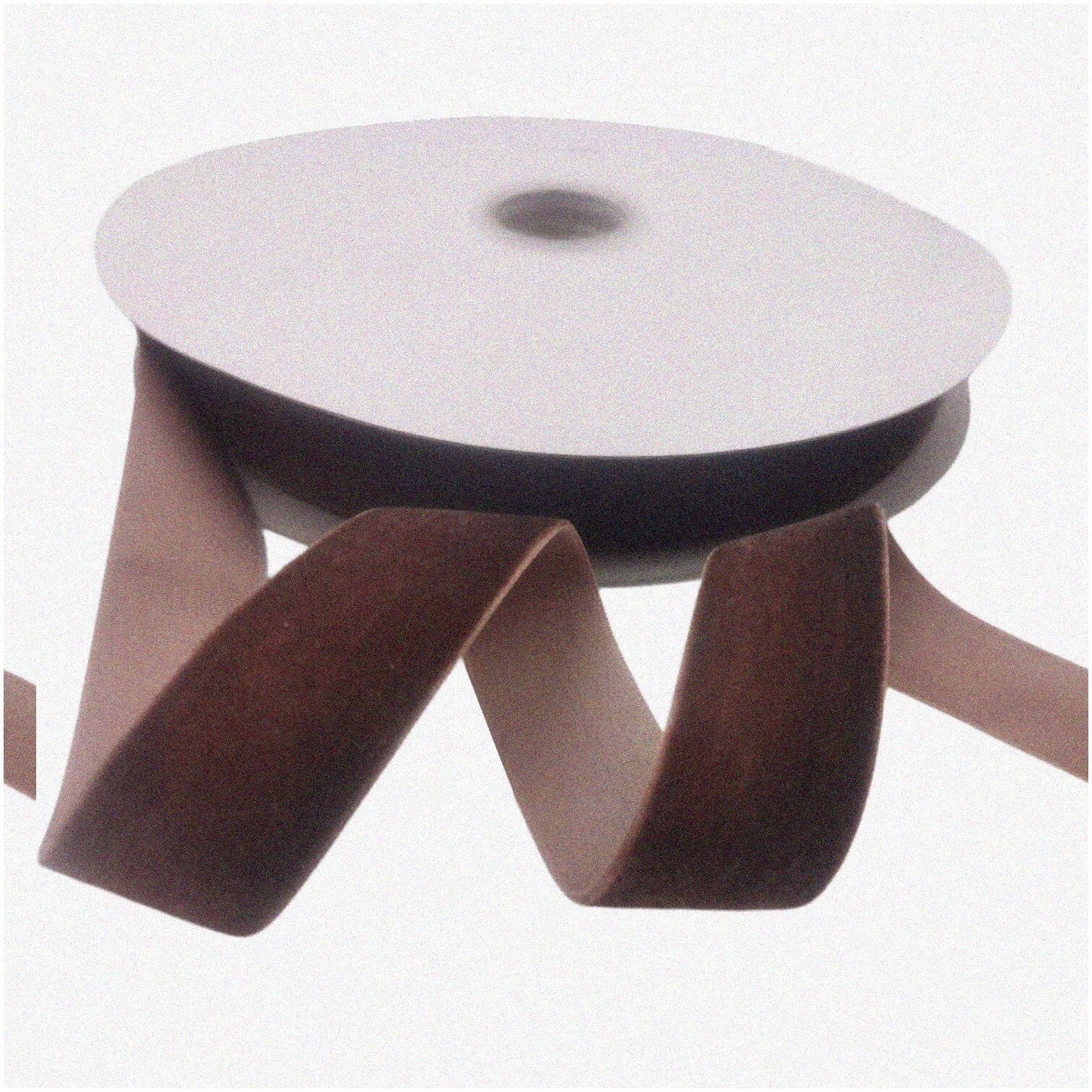Velvety Brown Nylon Ribbon 1" x 25 Yards