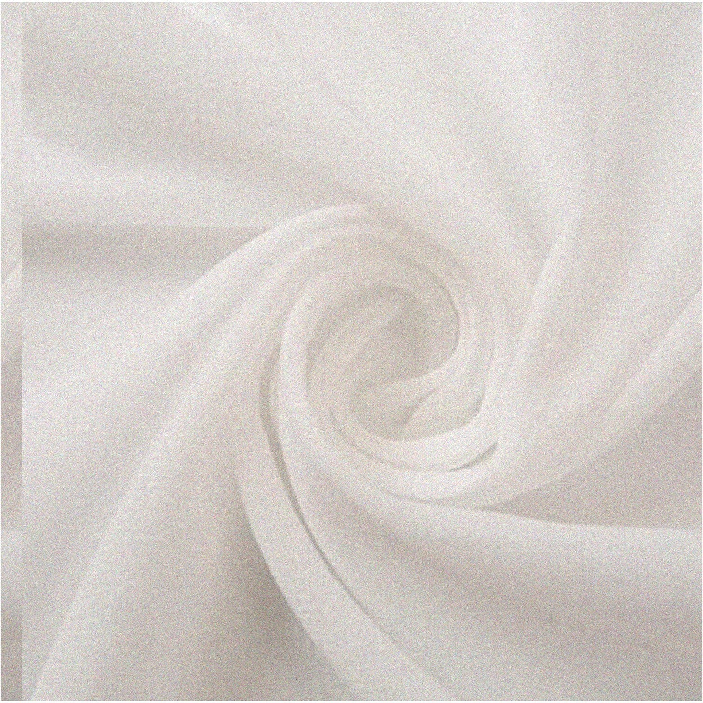 58" Ivory Sheer Chiffon Fabric, 10 Yards