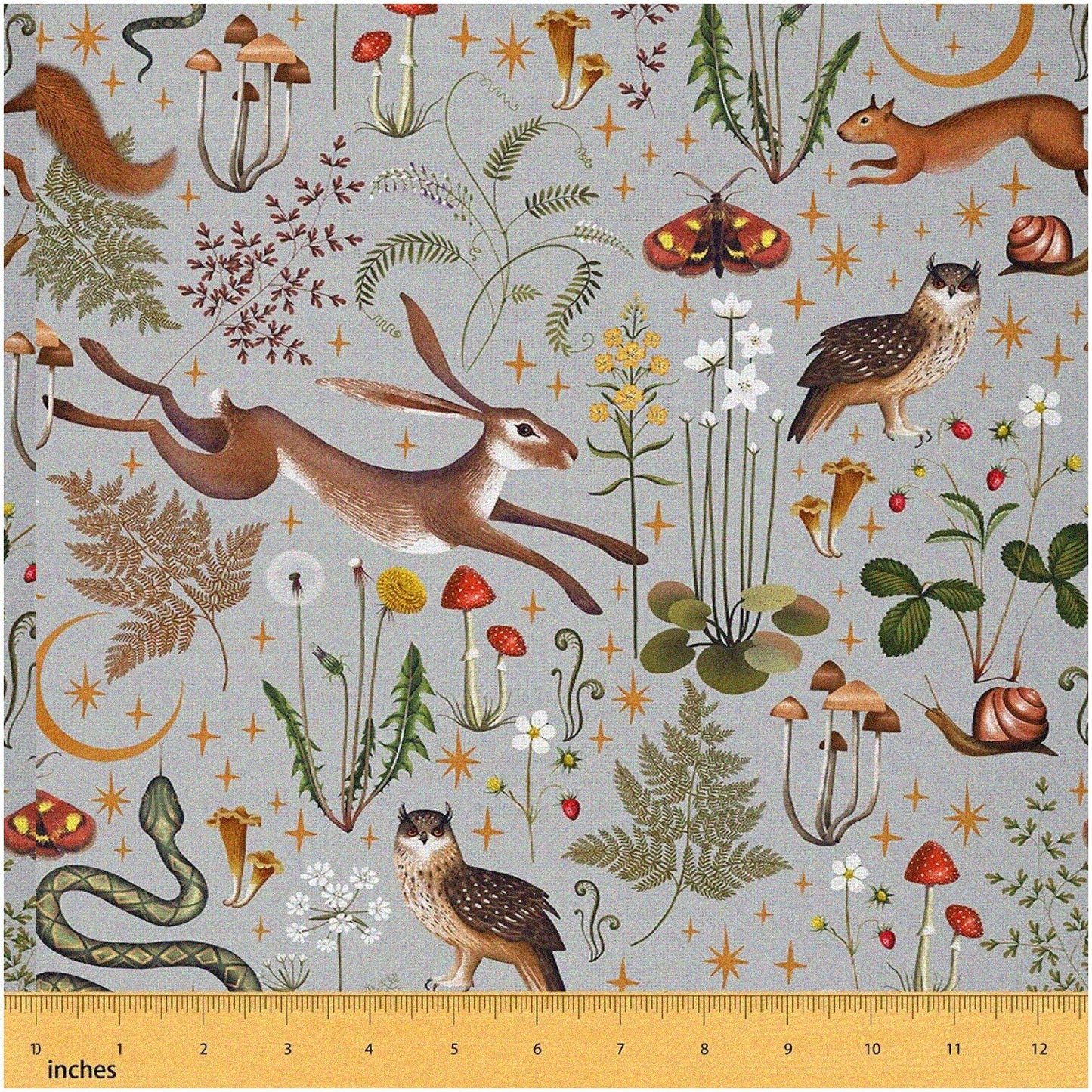 Whimsy Forest Fabric 3 Yards Kids Crafts Decor Upholstery