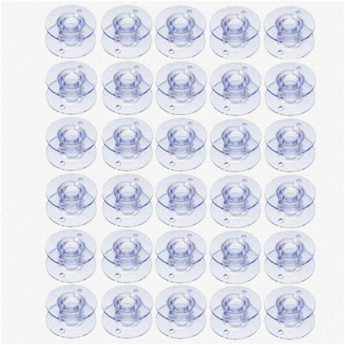 30-Pack Plastic Sewing Machine Bobbins