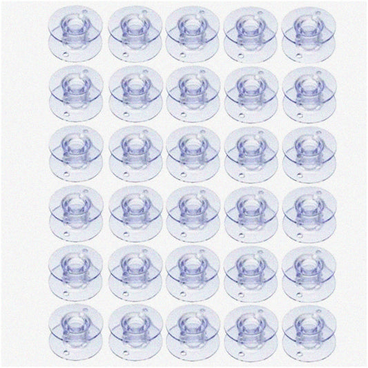30-Pack Plastic Sewing Machine Bobbins