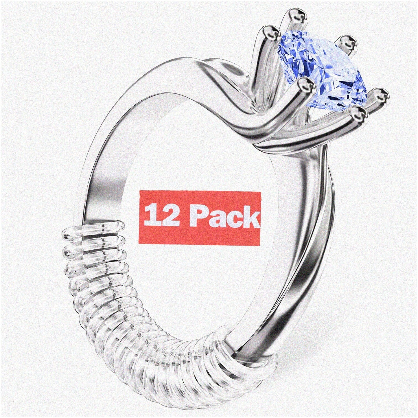 Ring Adjuster for All Rings, Discreet, Soft, Elastic