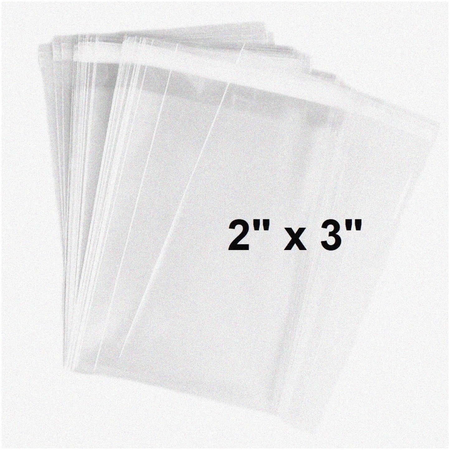 Crystal Clear Resealable Cellophane Bags 2" x 3"