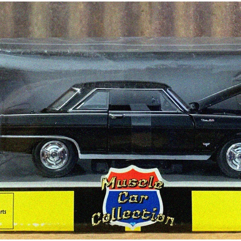 Black Thunder 1964 Nova SS 1/25 Diecast Muscle Car Model