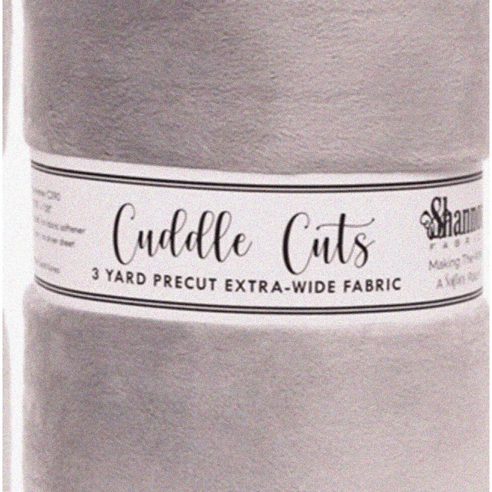 Silver Dream Cuddle Cut Fabric 3yd Wide