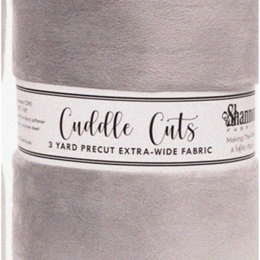 Silver Dream Cuddle Cut Fabric 3yd Wide