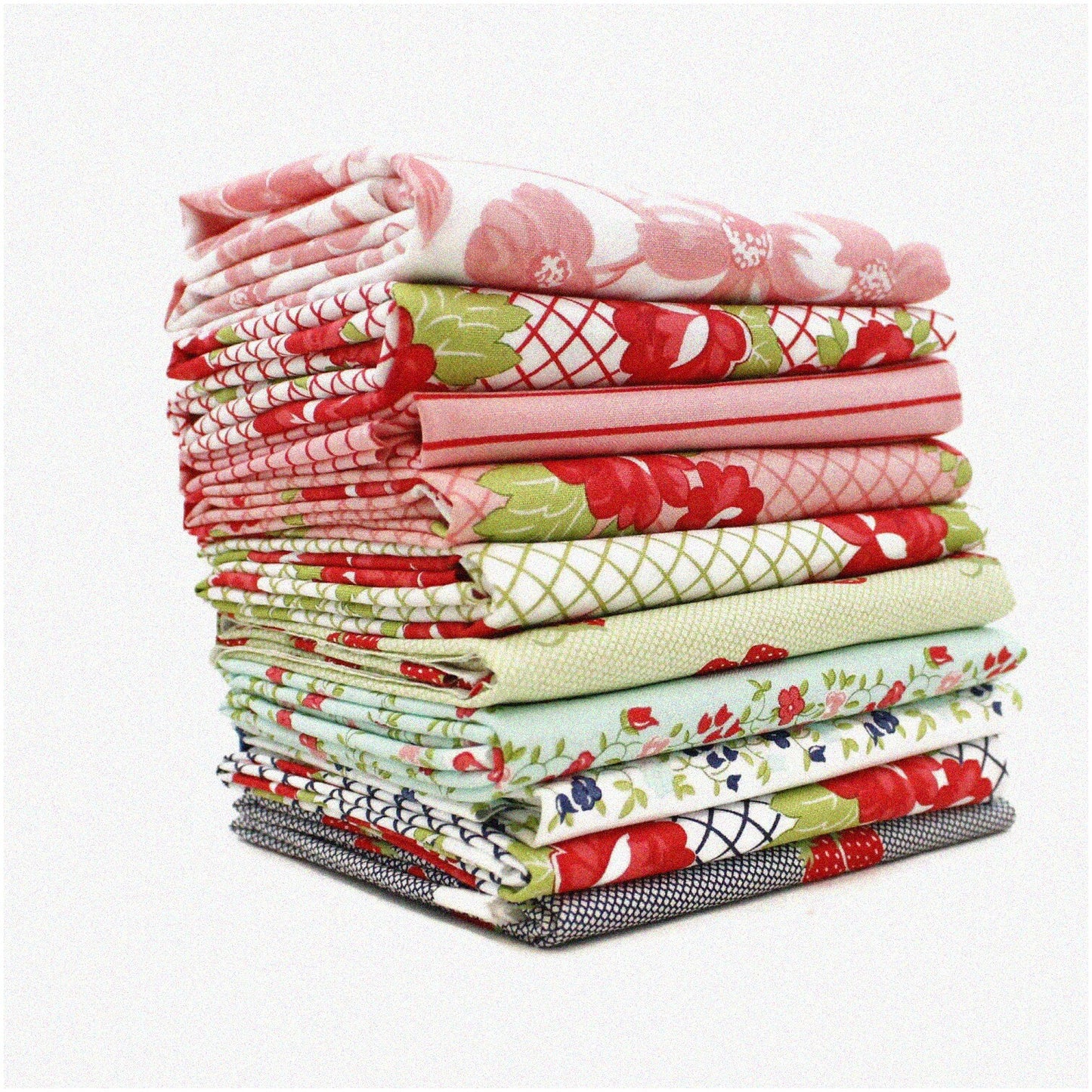 Sunday Stroll Fabric Quilt Bundle 10 Pieces 18x21"