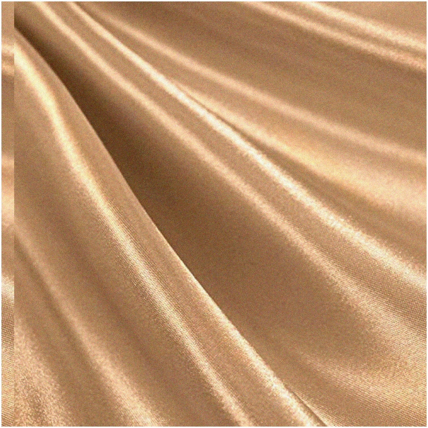 60" Wide Champagne Charmeuse Bridal Fabric - 10 Yards