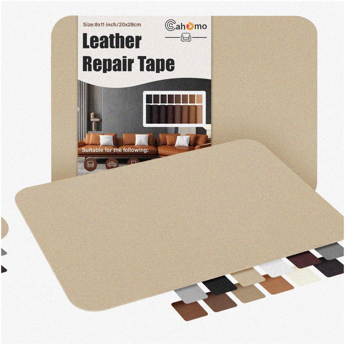 LeatherRevive Beige Patch Tape 8x11 inches
