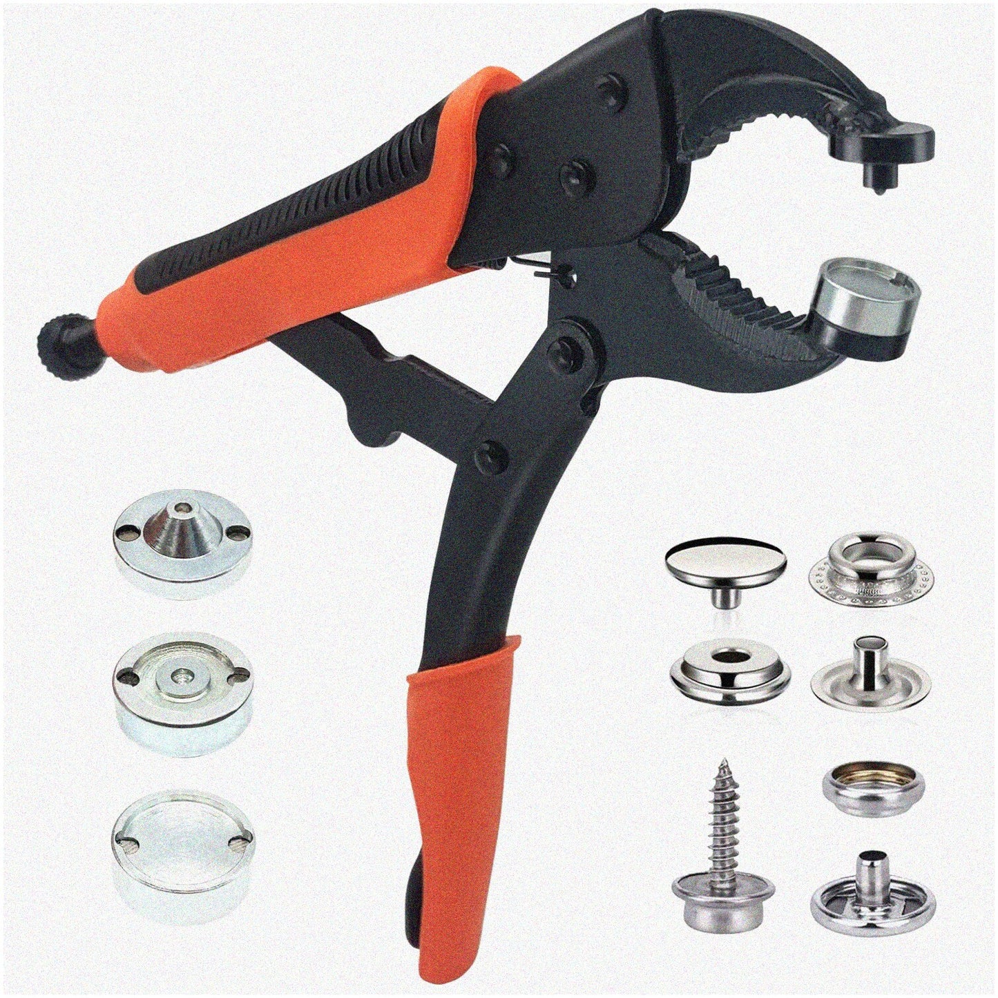 Heavy Duty Snap Setter Kit with 20 Sets of 15mm Snaps