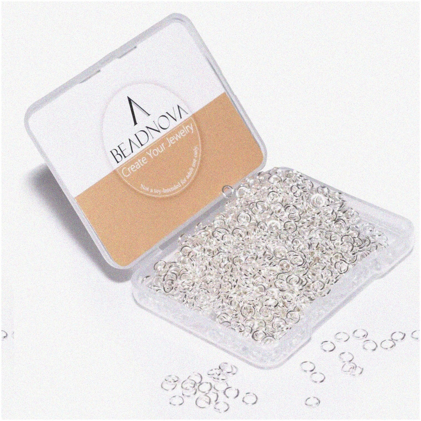 300Pcs Silver 4mm Jump Rings for Jewelry Making