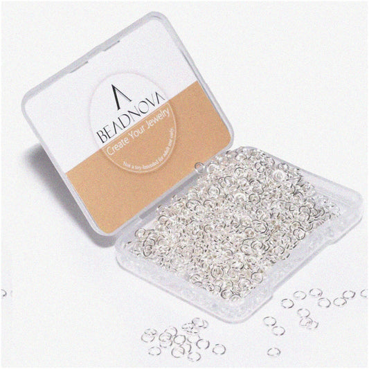 300Pcs Silver 4mm Jump Rings for Jewelry Making