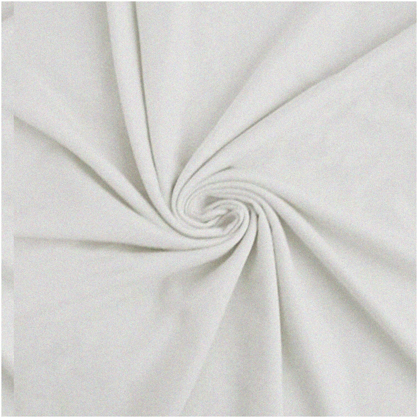 Cotton Clouds French Terry Fabric 2 Yards White