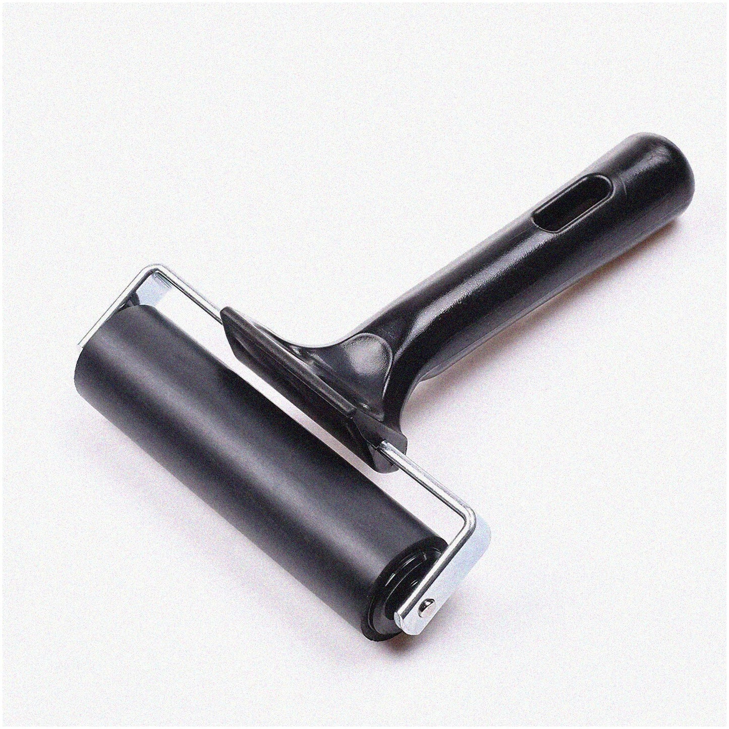 4-Inch Rubber Brayer Roller for Printmaking and Gluing
