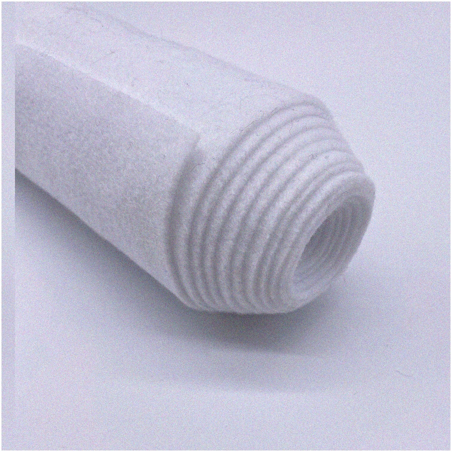 Acrylic Felt Fabric 72" x 72" White