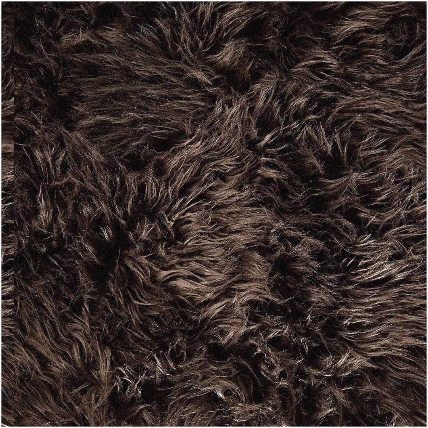 20" x 20" Fake Fabric Shaggy Square for DIY, Decoration, Hobby