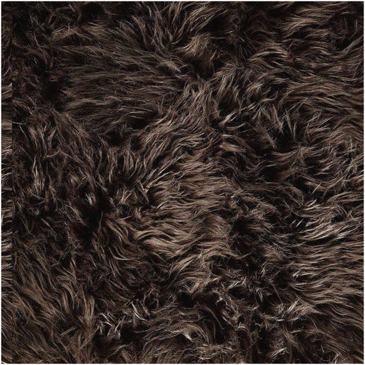 20" x 20" Fake Fabric Shaggy Square for DIY and Decoration